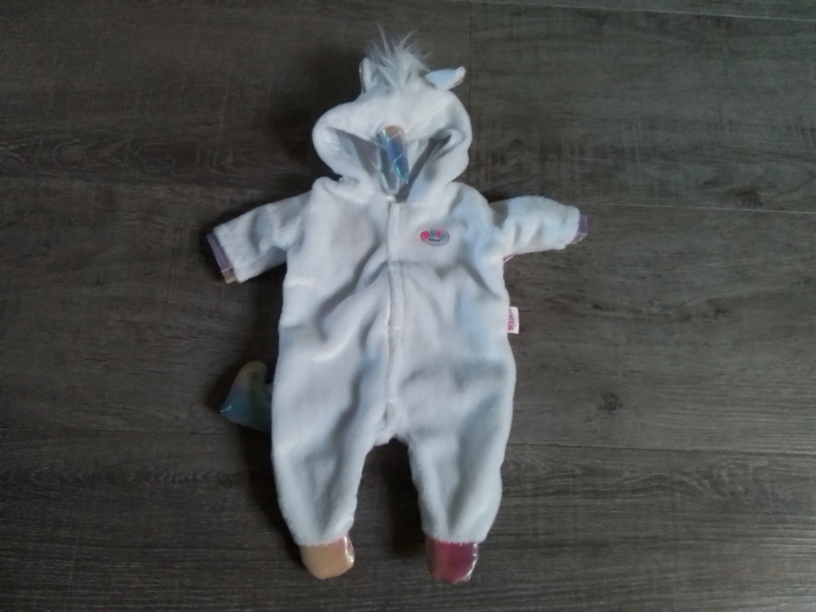 Zgan baby born eenhoornpak, Ophalen of Verzenden, Zo goed als nieuw