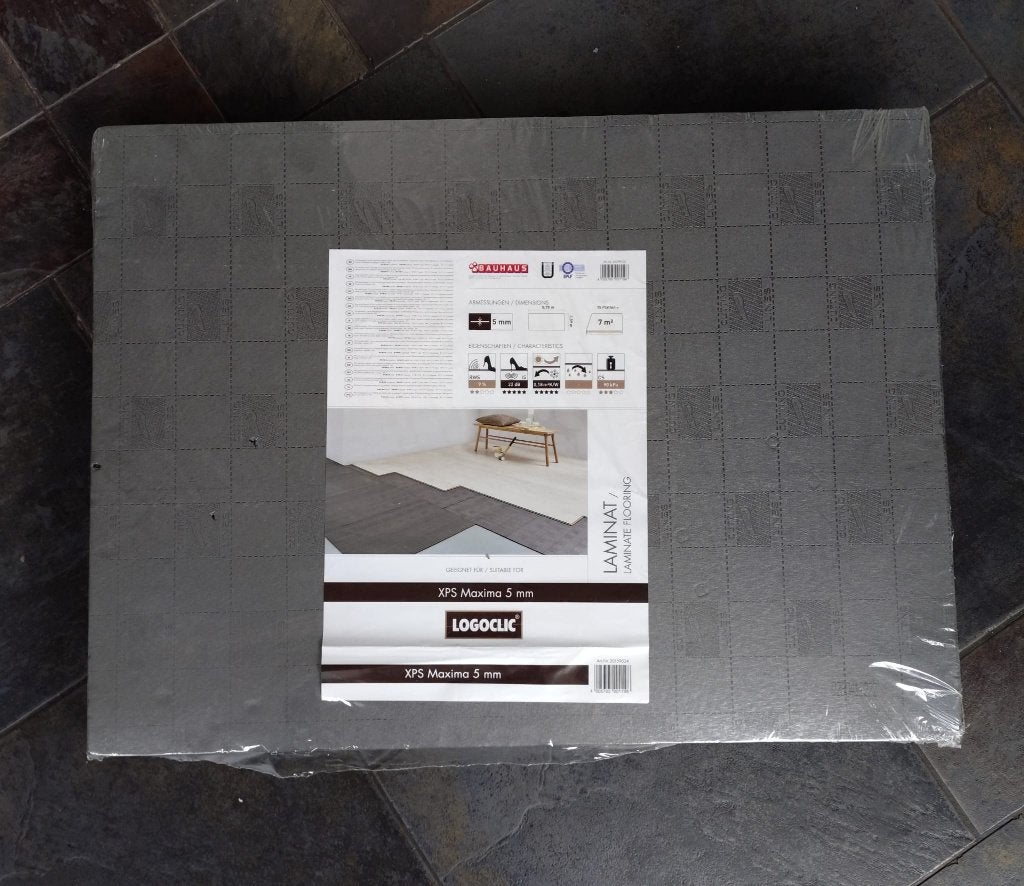Ondervloer laminaat (gratis), Ophalen, Overige materialen, 30 cm of meer, 50 tot 150 cm