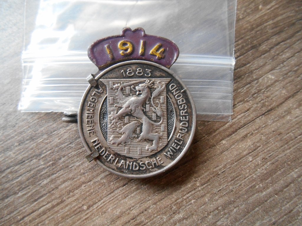 ANWB broche speld Wielrijders Bond wielrijdersbond, Verzamelen, Ophalen of Verzenden, Gebruikt, Overige onderwerpen, Speldje of Pin