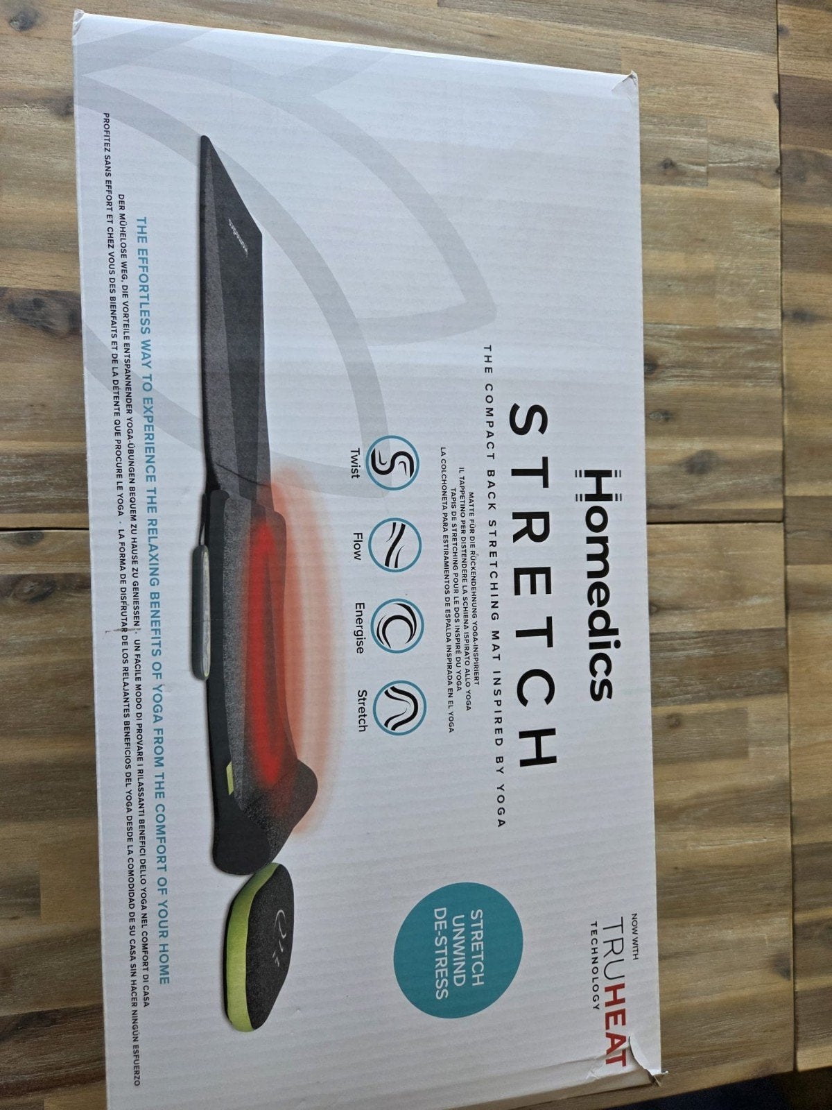 Homedics Stretch Yoga Mat met Warmtefunctie, Ophalen of Verzenden, Nieuw, Yogamat