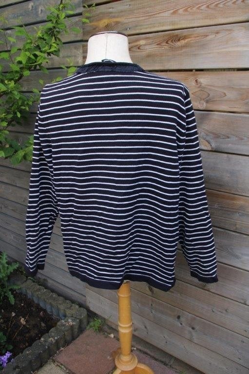 Vest donkerblauw/ wit Gerry Weber mt 46 Vaste prijs, Blauw, Maat 46/48 (XL) of groter, Ophalen of Verzenden, Zo goed als nieuw