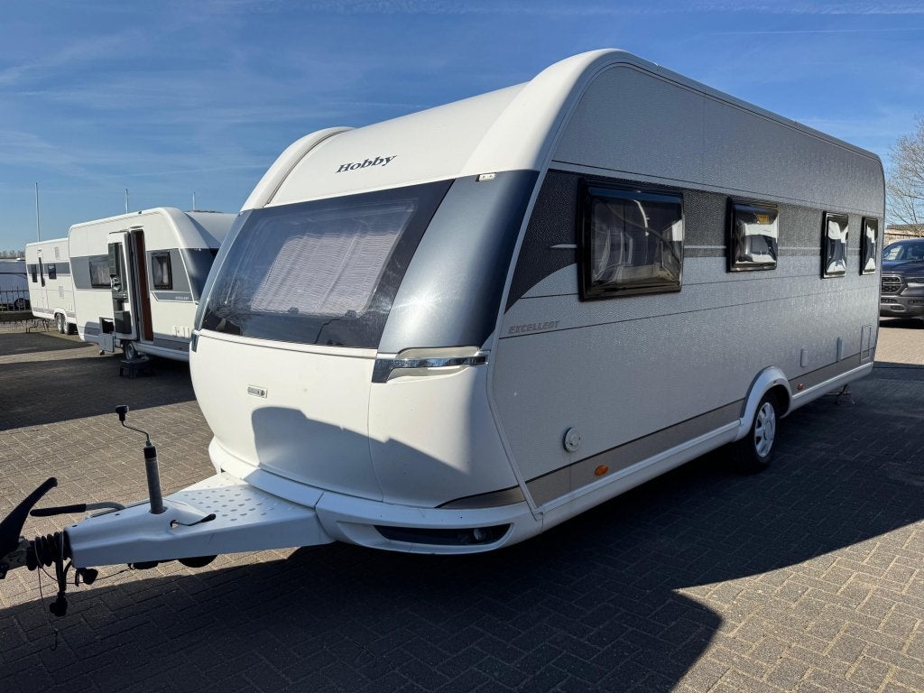 Hobby Excellent 560 WFU 2021 | Grote badkamer | Airco, Caravans en Kamperen, Caravans, Rondzit, Hobby, Bedrijf, Overige typen