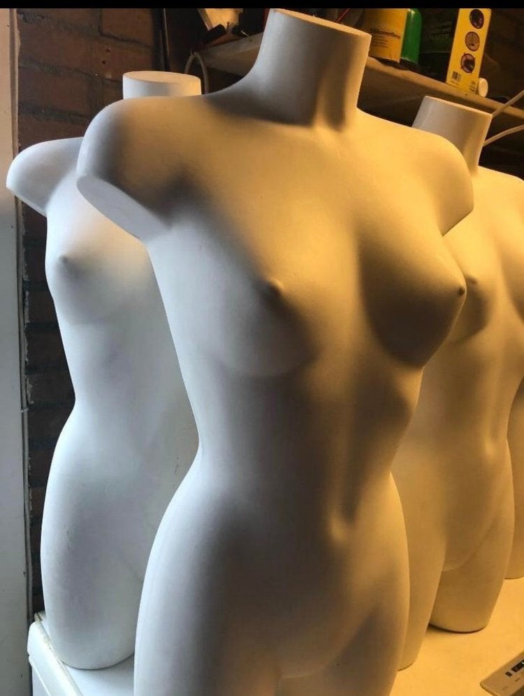 Witte paspop torso - perfect voor kledingpresentatie, Ophalen