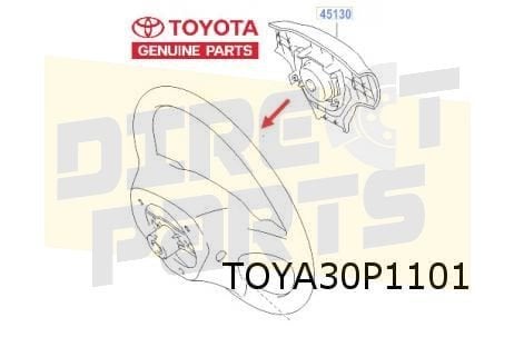 Toyota Aygo (-7/14) airbag bestuurder (Dark Grey trim) Origi, -, -, Nieuw, Ophalen of Verzenden
