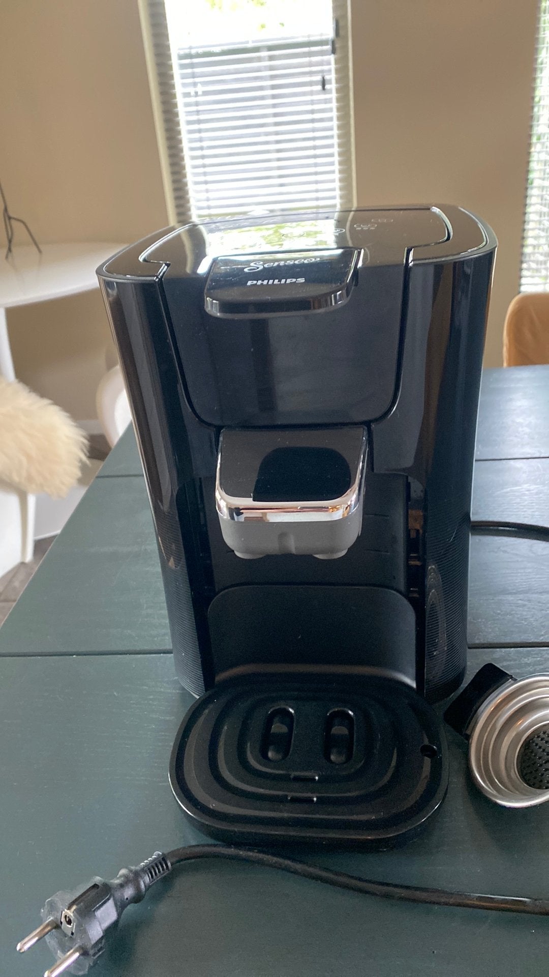 Senseo duo, Ophalen of Verzenden, Gebruikt, Koffiemachine, Koffiepads en cups