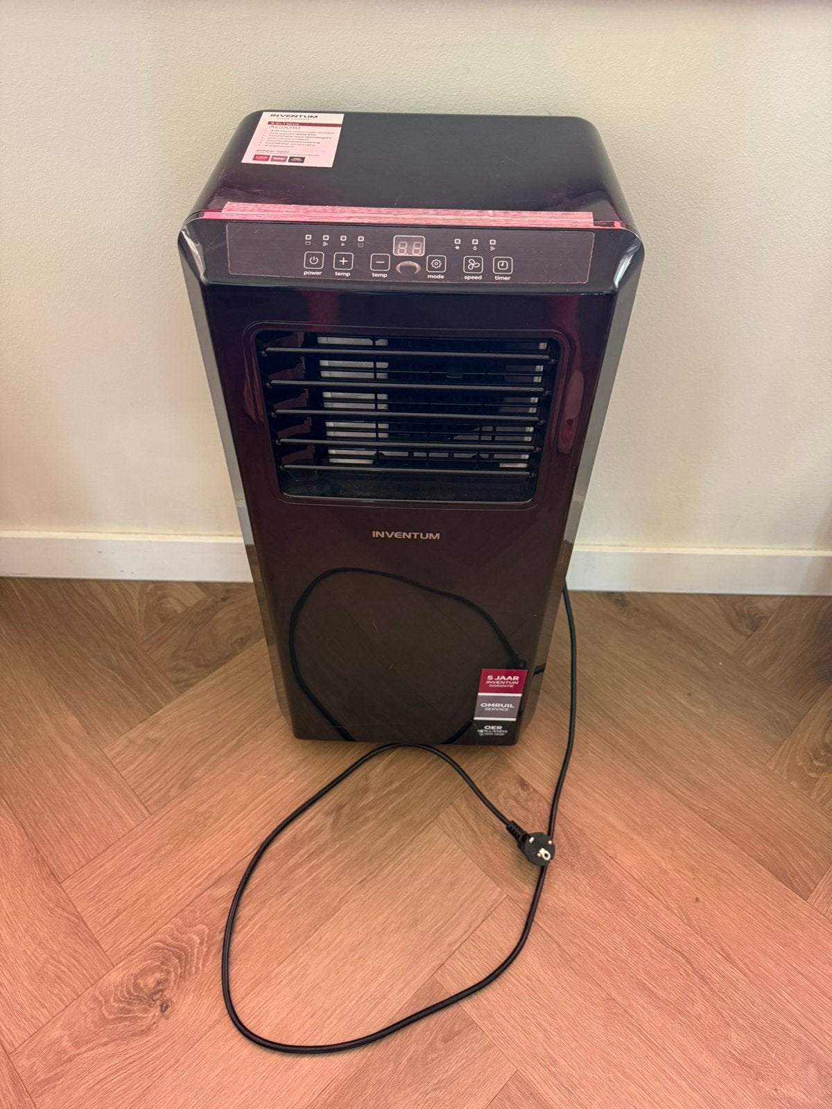Inventum mobiele airco, Ophalen, 3 snelheden of meer, Zo goed als nieuw, Energieklasse A of zuiniger