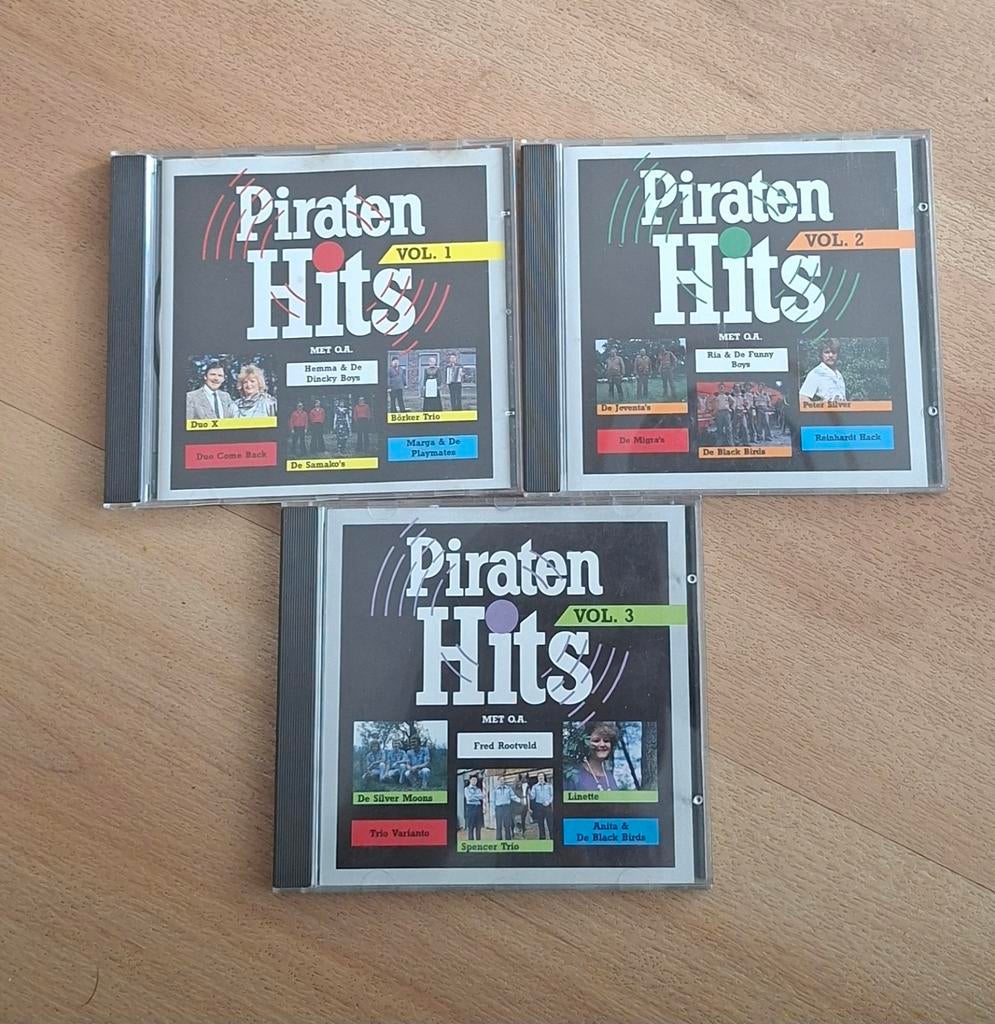 Piraten hits 1&2&3, Cd's en Dvd's, Ophalen of Verzenden, Zo goed als nieuw, Nederlandstalig