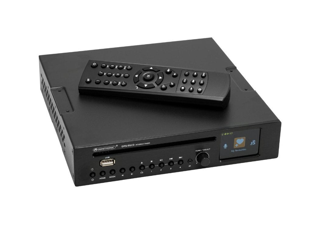 OMNITRONIC DRS-95CD Radio with DAB+ Bluetooth CD Player, ., Nieuw, Ophalen of Verzenden, .