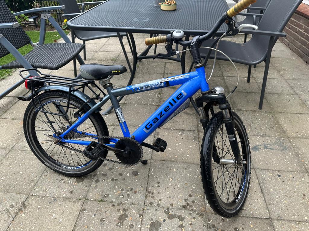 Gazelle jongens fiets 20 inch, Fietsen en Brommers, Fietsen | Jongens, Ophalen, Zo goed als nieuw