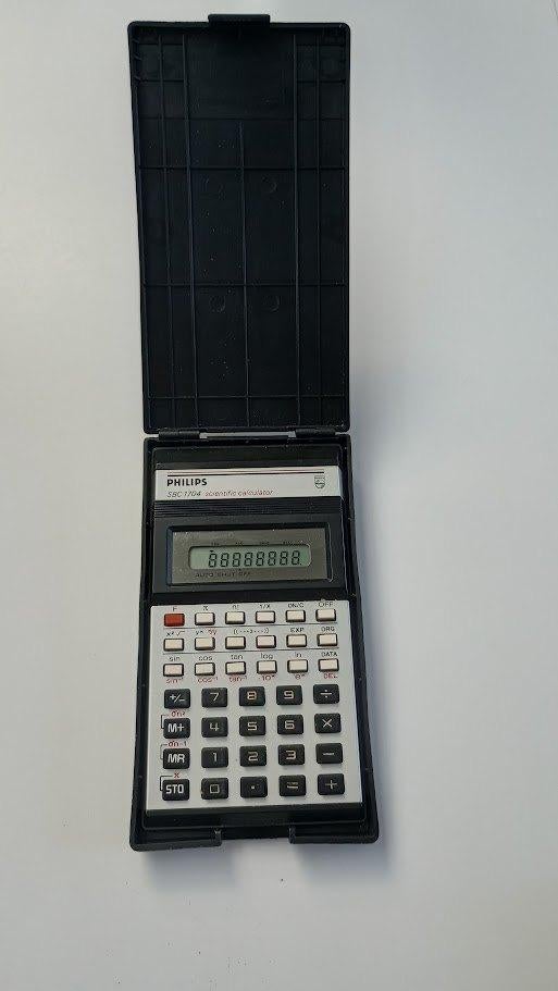 Rekenmachine Philips SBC 1704 scientific calculator, Diversen, Rekenmachines, Gebruikt, Ophalen