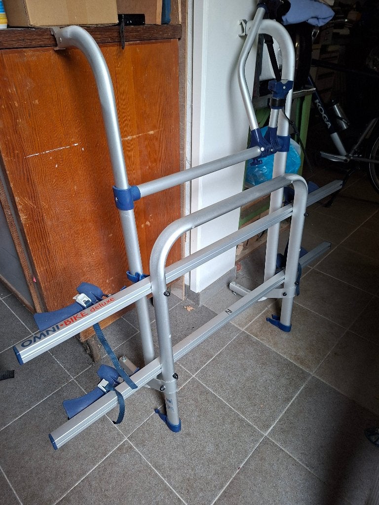 Omni-bike deluxe fietsendrager voor achter op de caravan., Ophalen, Zo goed als nieuw