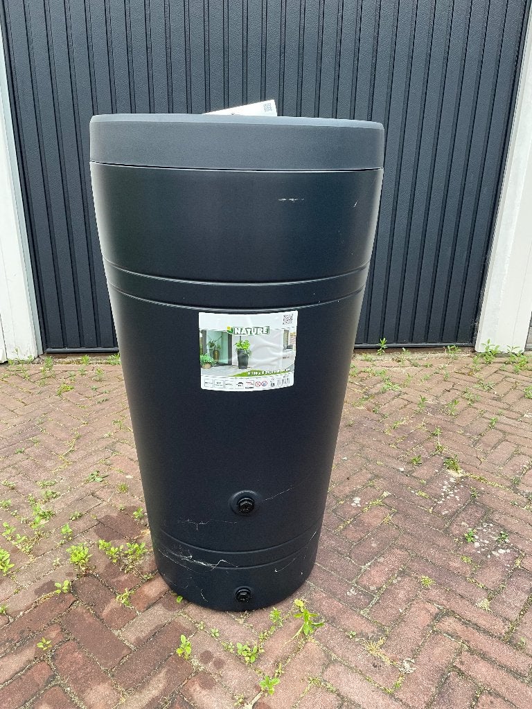 Regenton met bloembak, Tuin en Terras, Regentonnen, Ophalen, Kunststof, Met kraantje, 150 liter of meer