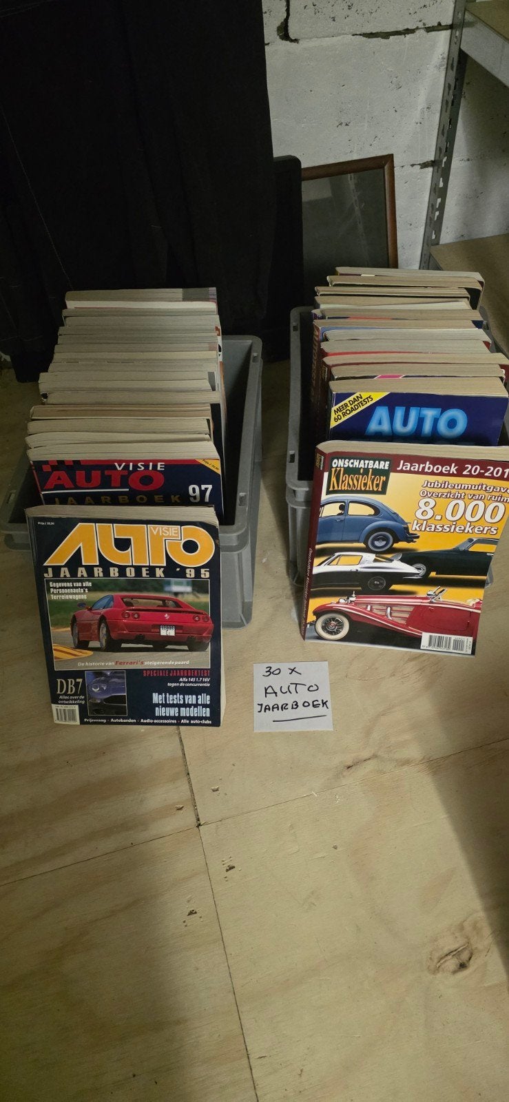 auto jaar boeken, Ophalen, Balsport