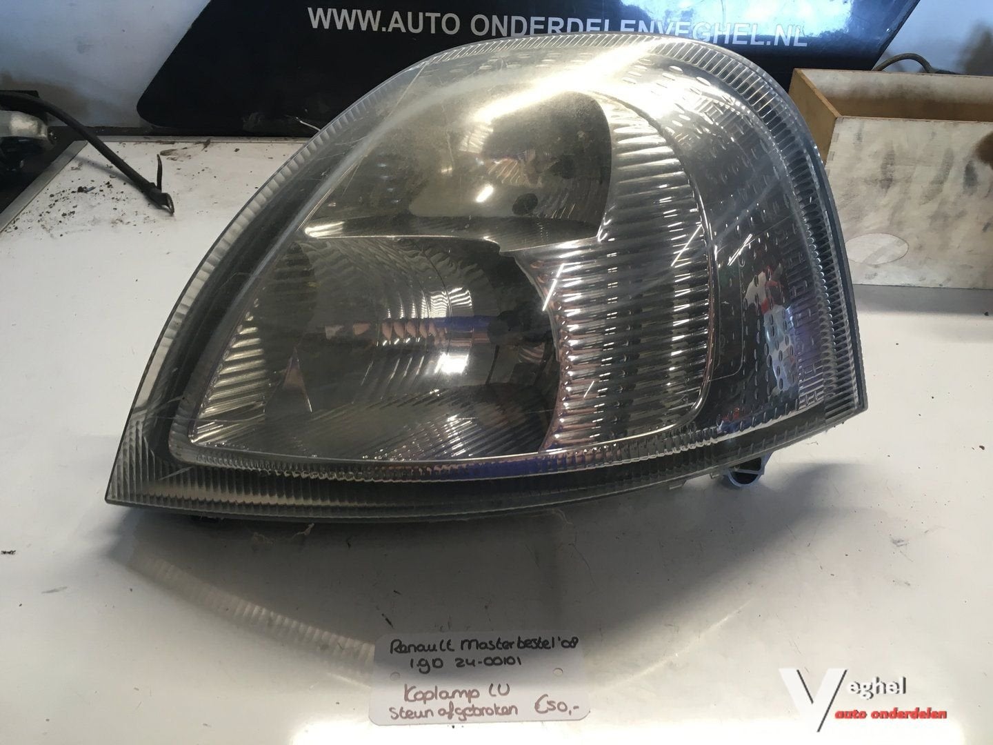 Renault Master Bestel 1.9 D 2400101 2008   Koplamp Links of, Auto-onderdelen, Verlichting, Gebruikt, -, -, Ophalen of Verzenden
