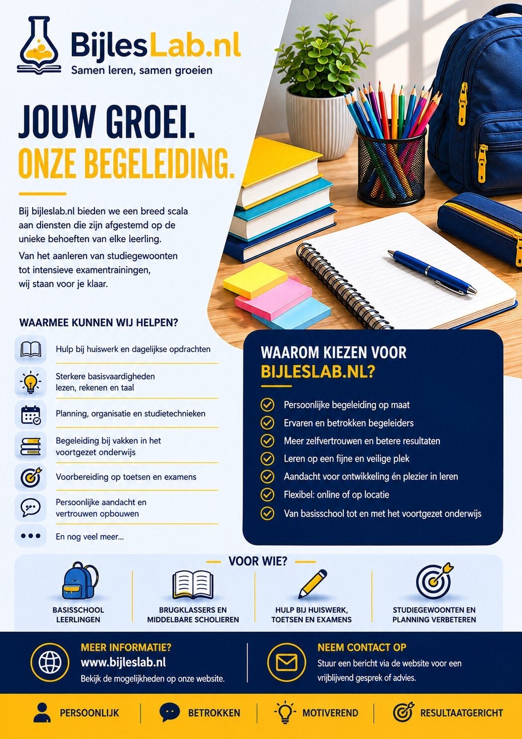 Bijles & huiswerkbegeleiding gemeente Leiden en omgeving, Diensten en Vakmensen, Bijles, Privé-les en Taalles, Bijles, Examen- of Scriptiebegeleiding