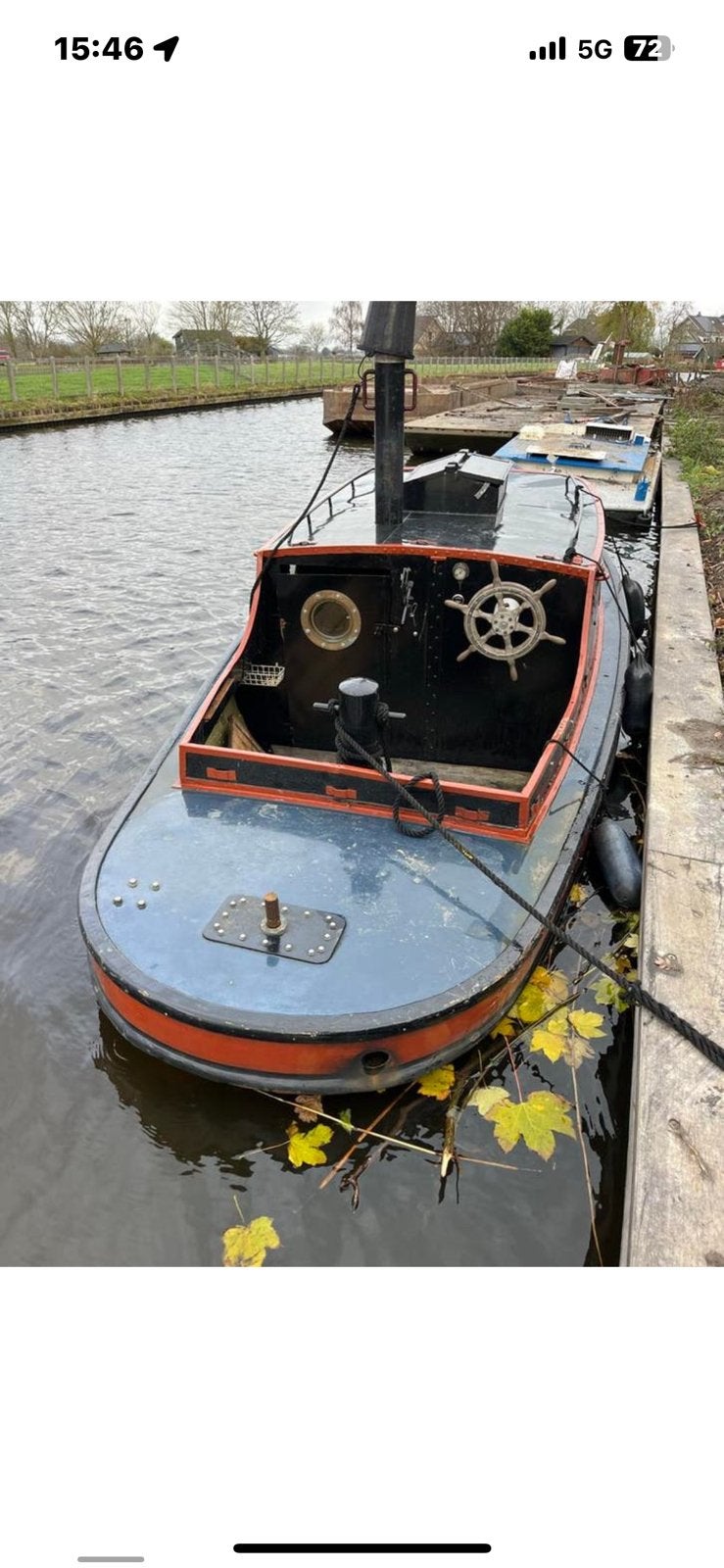 Stoere opduwer met 3 cil Ruston., Watersport en Boten, Staal, Binnenboordmotor, Diesel, 1.00 - 1.50 meter
