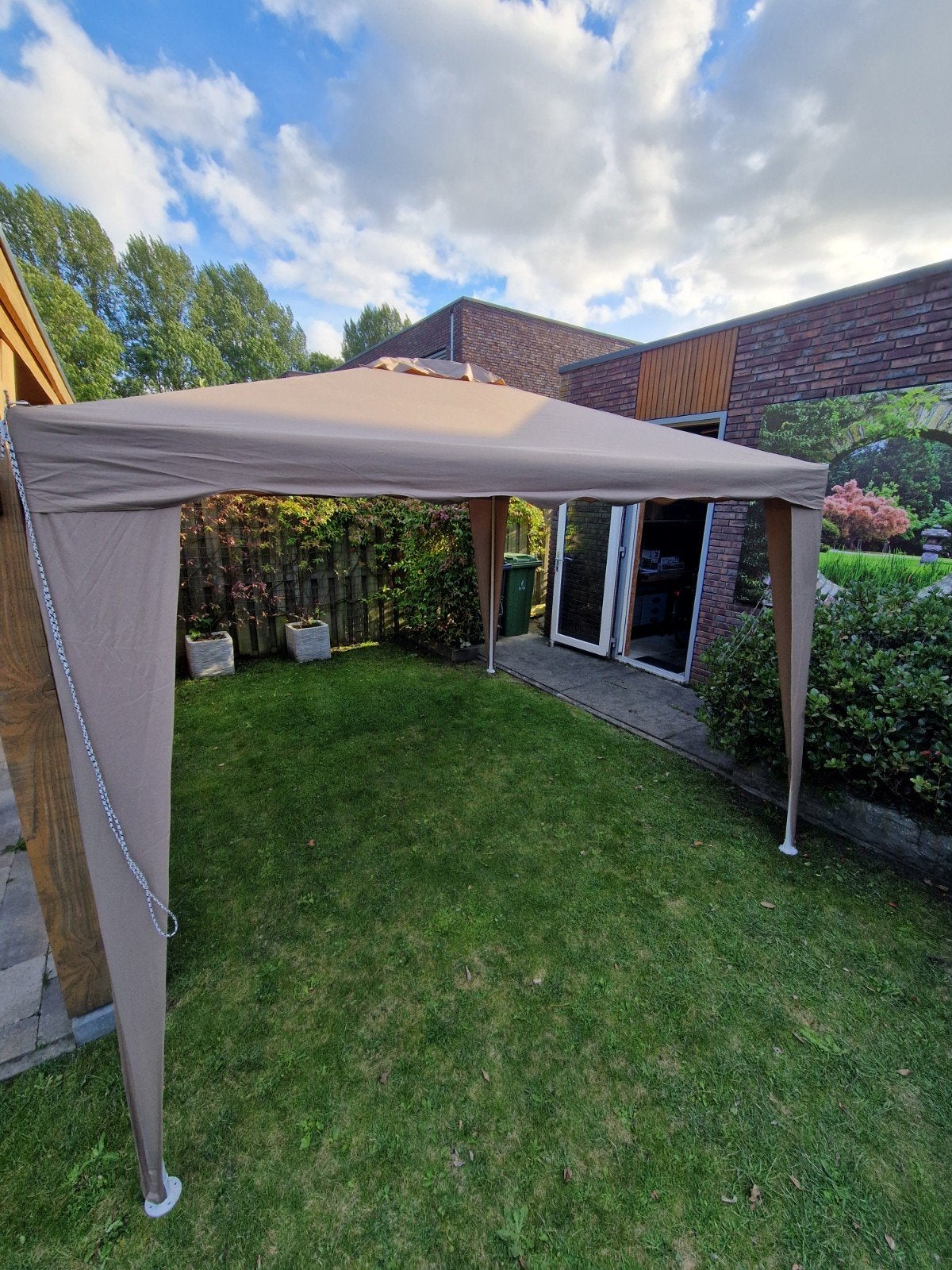 Partytent, als nieuw!, Tuin en Terras, Partytenten, Ophalen, Partytent, Minder dan 4 meter, Zo goed als nieuw