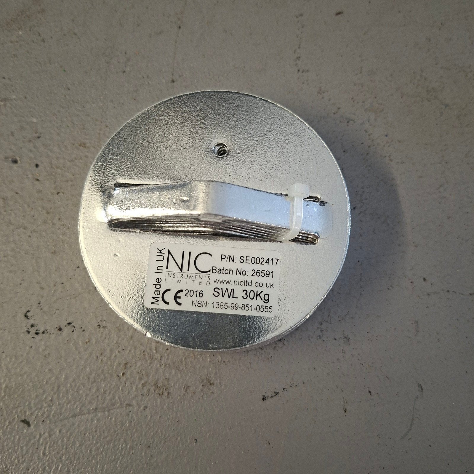 NIC Instruments SWL 30kg testgewicht, Made in UK, ., Nieuw, Ophalen of Verzenden, NIC