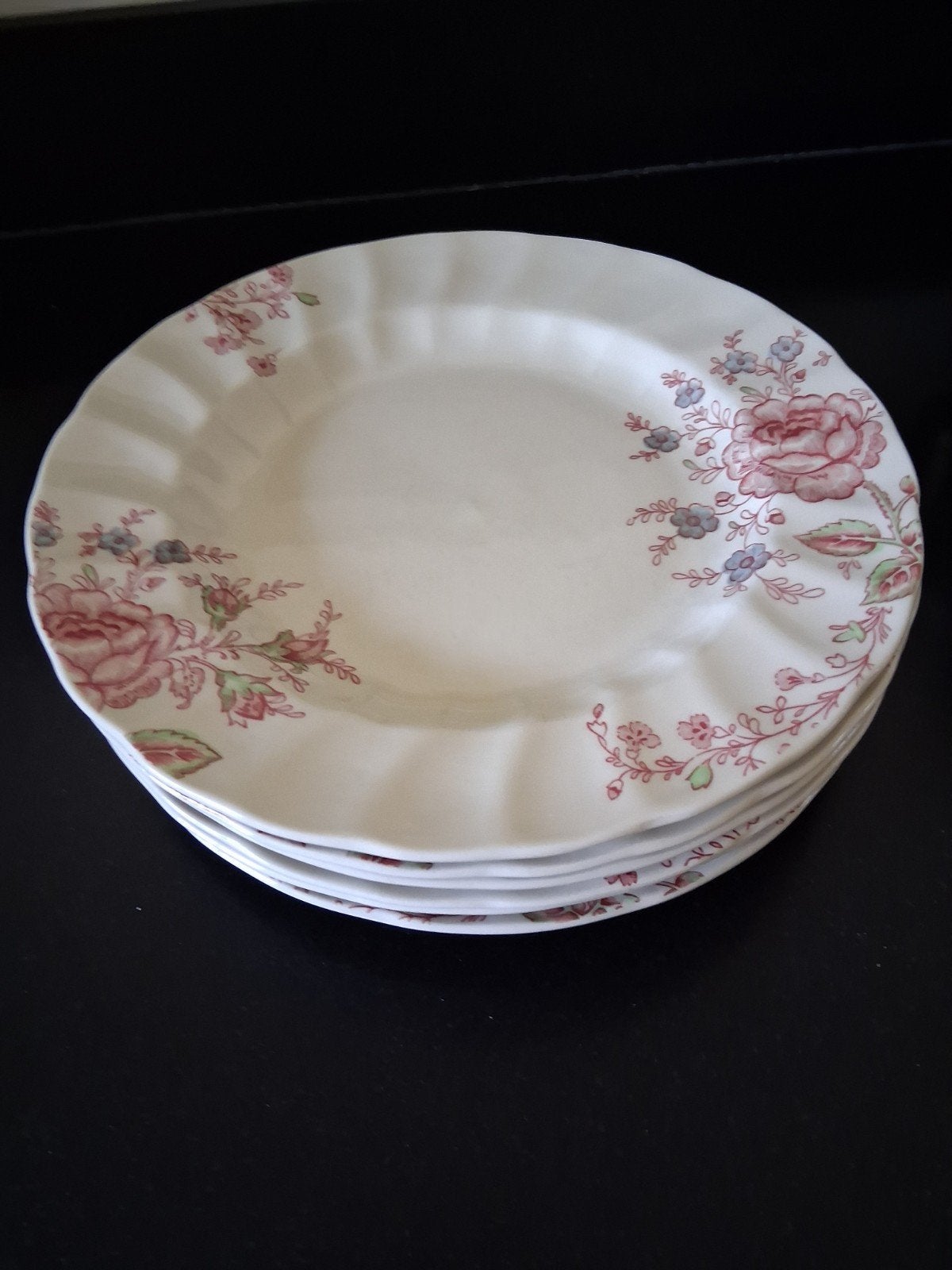 Rose Chintz 6 st. dinerborden, Ophalen of Verzenden