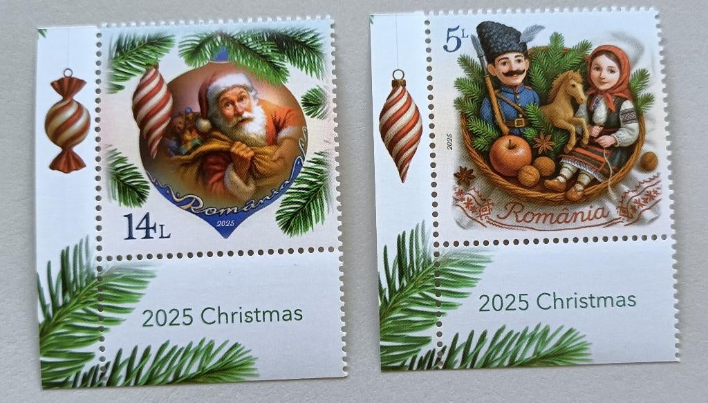 Roemenie-Romania 2025 Kerstmis, Ophalen of Verzenden, Overige landen, Postfris