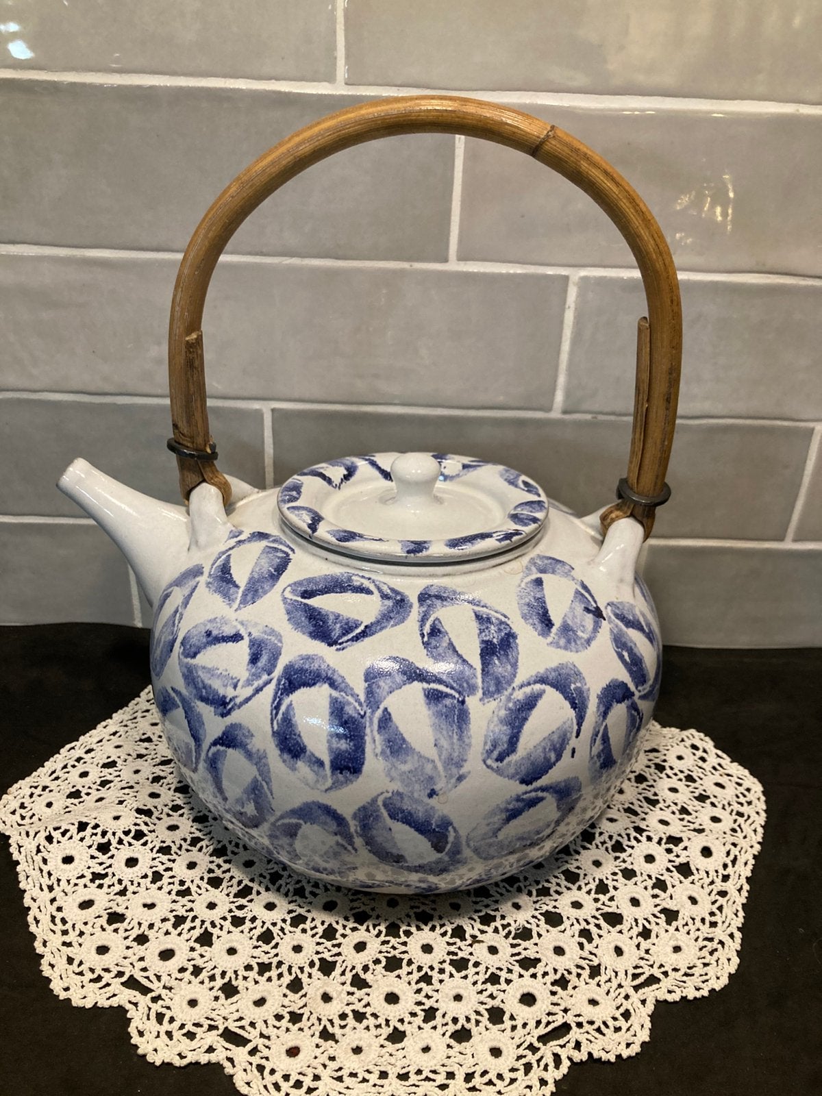 Gietijzeren theepot Praha (120326h), Overige materialen, Gebruikt, Overige typen, Ophalen of Verzenden