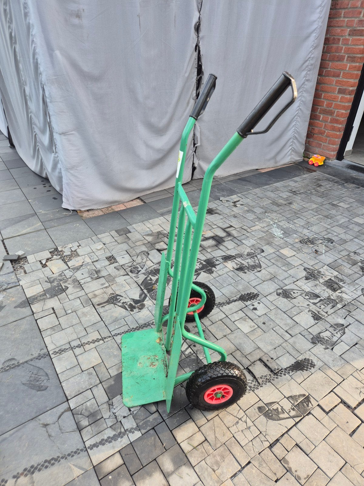 Groene steekwagen - Handige hulp voor transport, Ophalen, Gebruikt, Steekwagen
