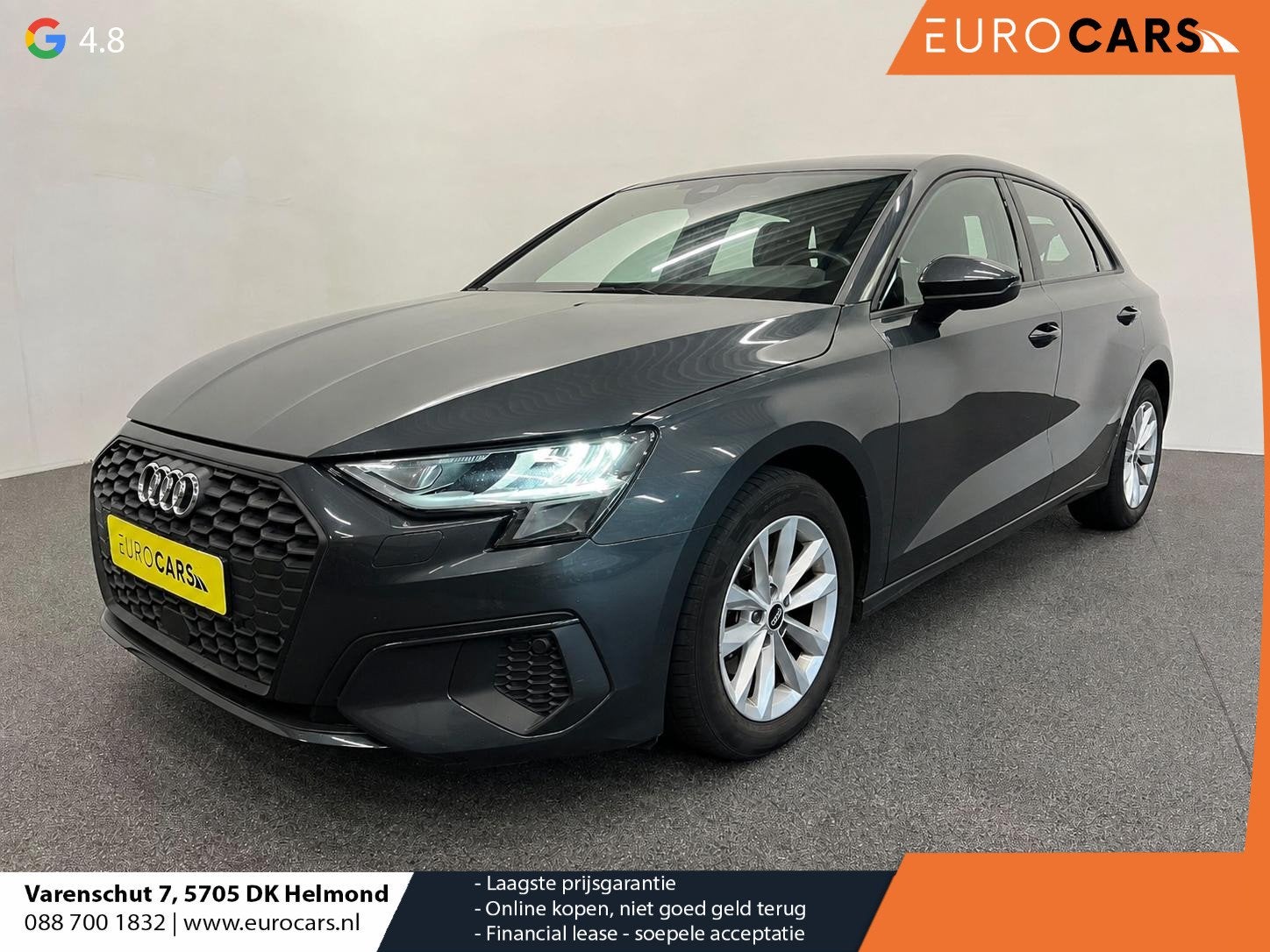 Audi A3 Sportback 30 TFSI Pro Line Airco ECC Carplay Navi PD, Gebruikt, 122 pk, Origineel Nederlands, Bedrijf