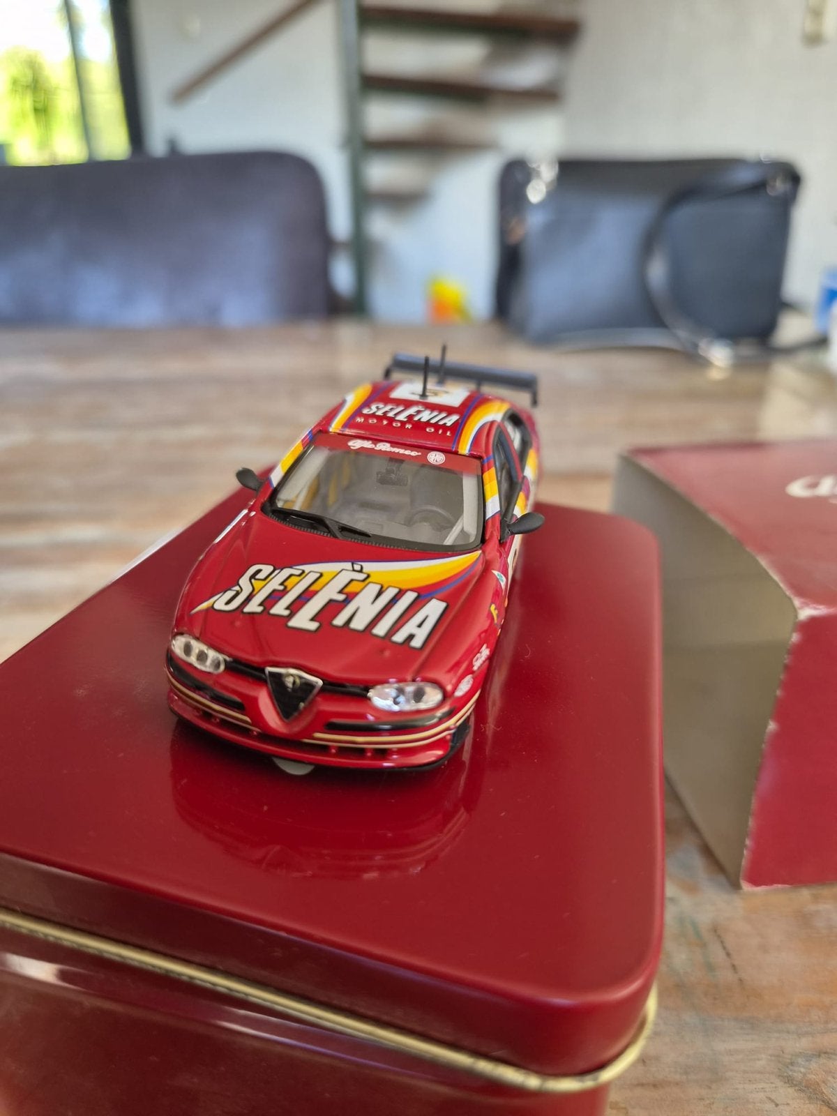 Alfa Romeo 156 Selenia Race Car Model Solido, Hobby en Vrije tijd, Ophalen, Zo goed als nieuw, Auto