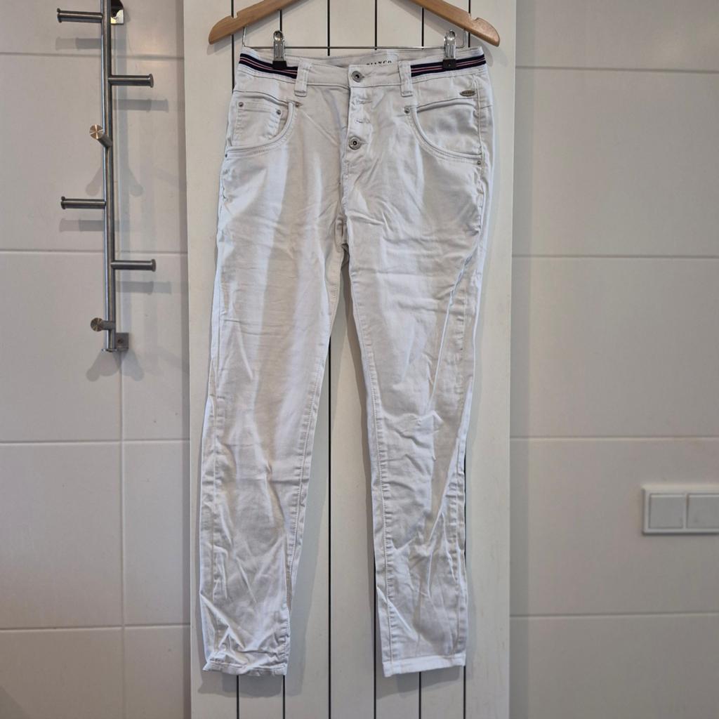Bianco broek maat 36 wit, Wit, Ophalen of Verzenden, Zo goed als nieuw, Maat 36 (S)
