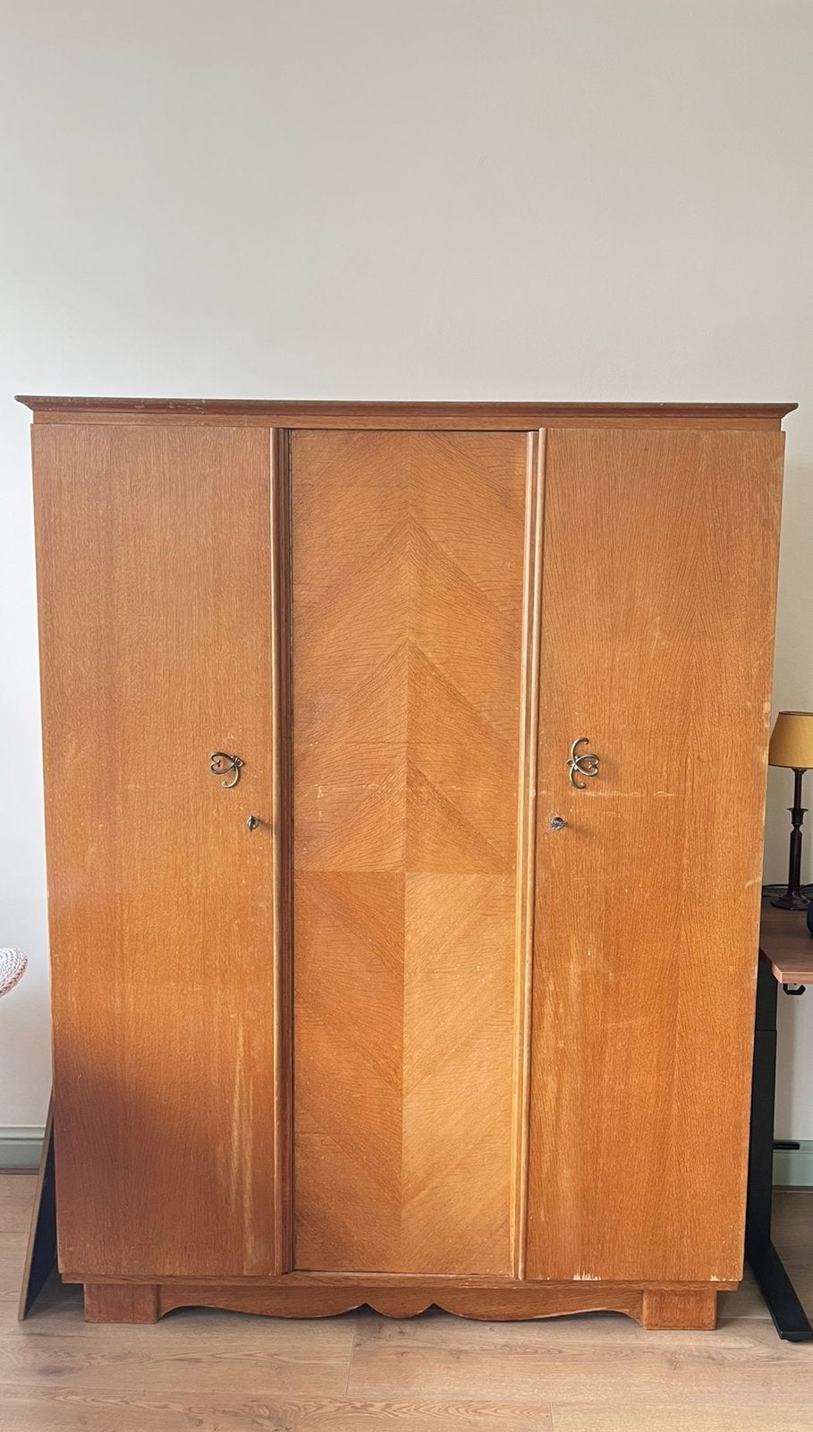 Vintage - Antiek houten kast, Antiek en Kunst, Antiek | Meubels | Kasten, Ophalen