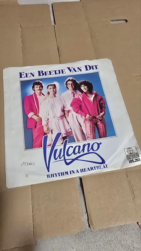 Vulcano - Een Beetje Van Dit / Rhythm In A Heartbeat Single, Gebruikt, 7 inch, Ophalen of Verzenden, Pop