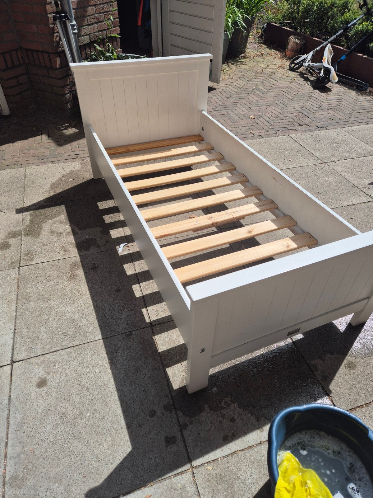 gratis peuterbedje, Ophalen, Gebruikt, 70 tot 85 cm, 140 tot 160 cm