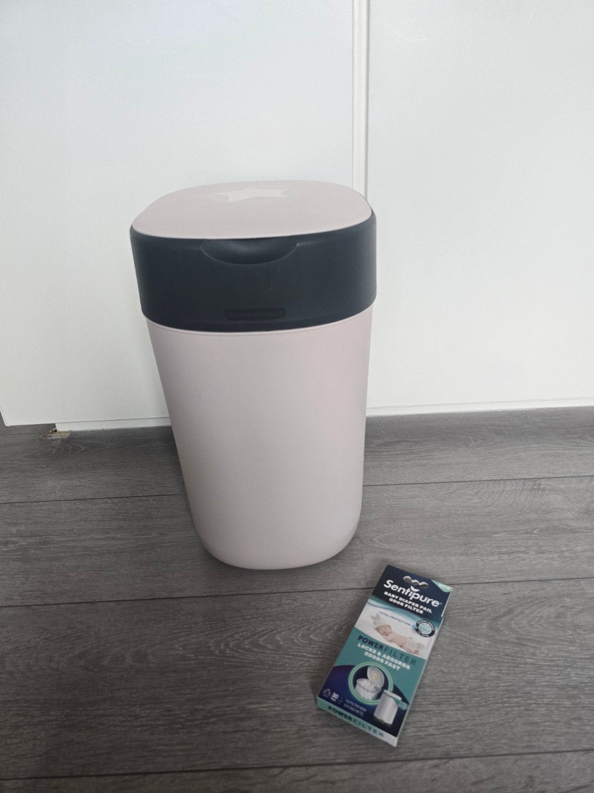 lichtroze tommee tippee luieremmer, Ophalen, Zo goed als nieuw, Kunststof