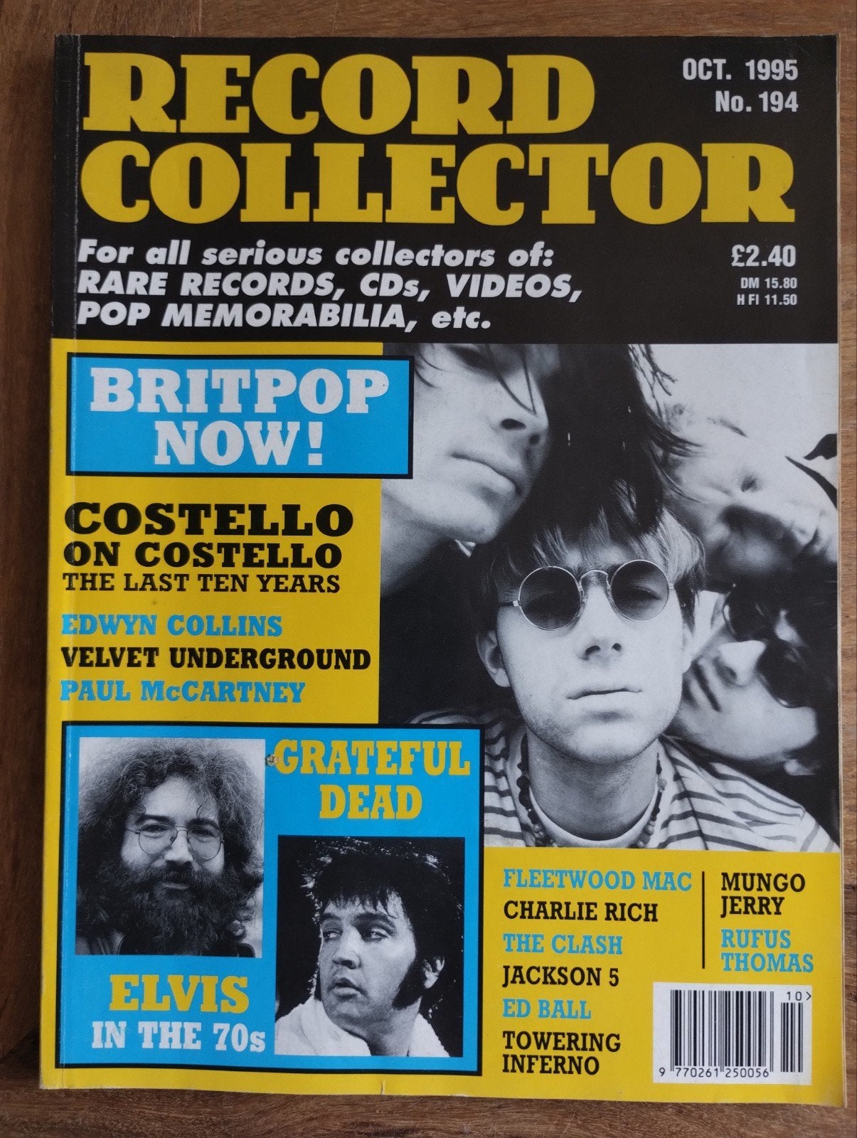 Record Collector Magazine - Okt 1995 - Britpop, Elvis, Ophalen of Verzenden, Gelezen, Muziek, Film of Tv
