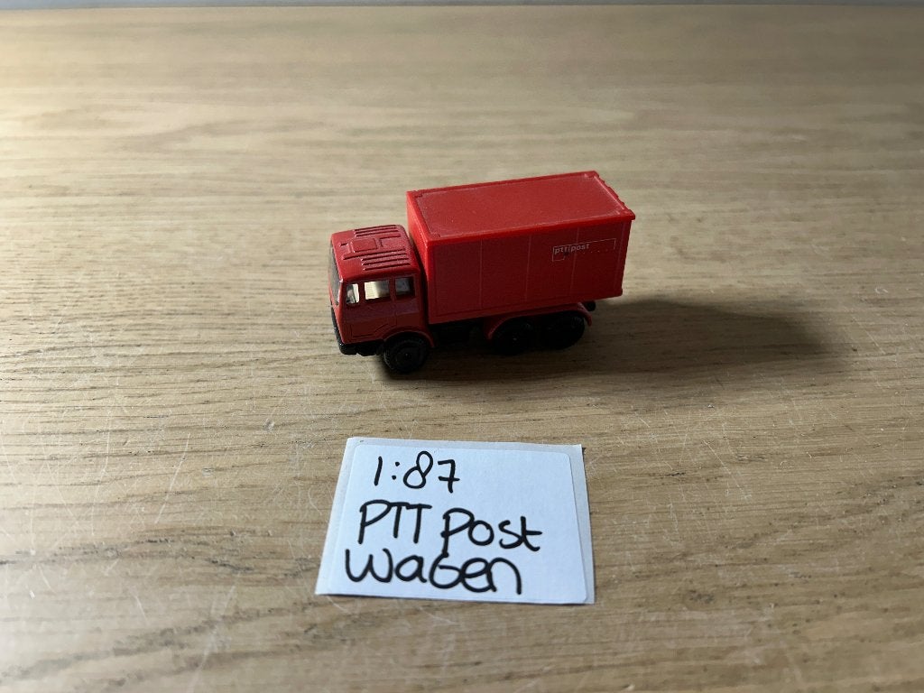 Modelauto 1:87 PTT Post Wagen, Ophalen of Verzenden, Zo goed als nieuw, Bus of Vrachtwagen