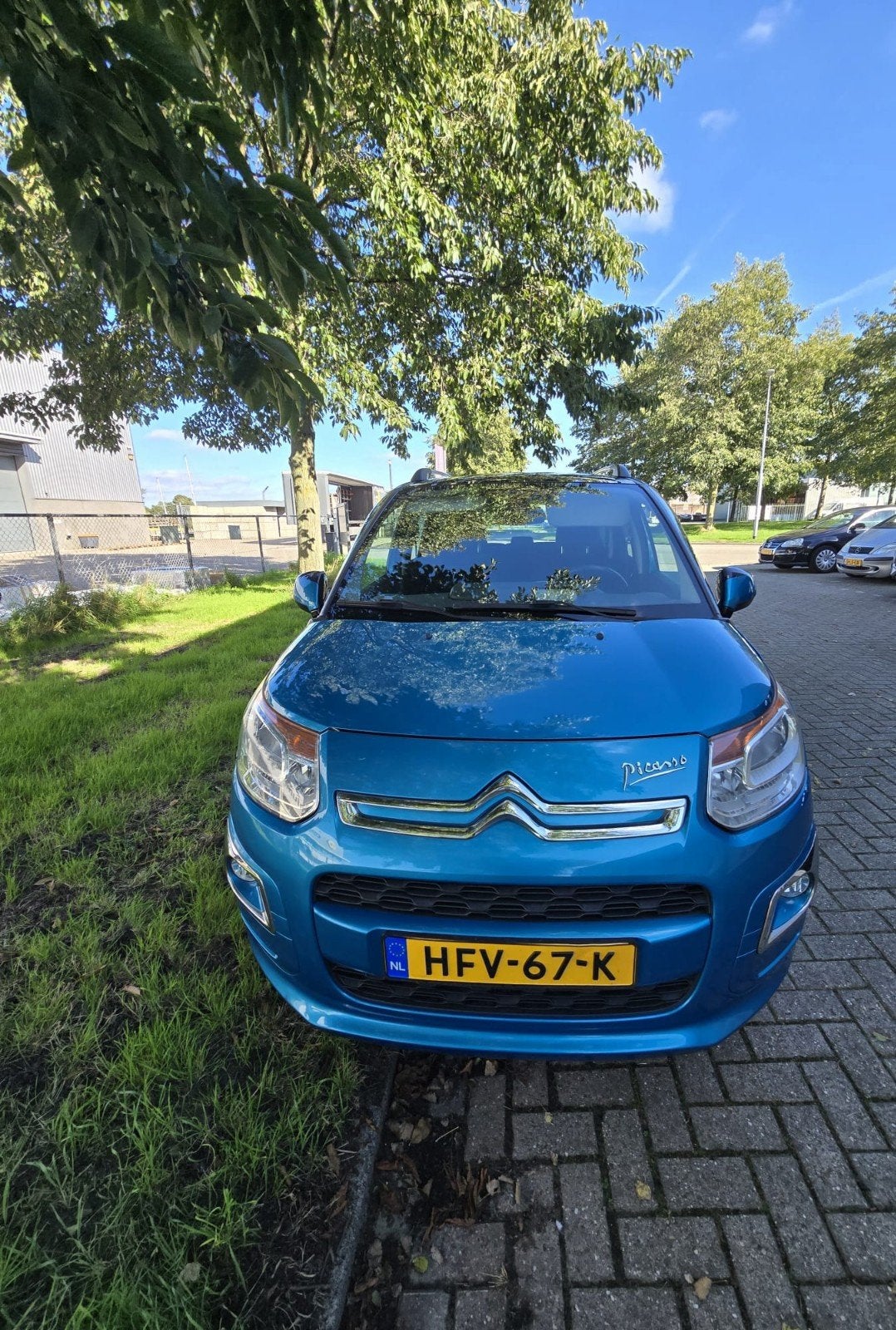 Citroën C3 Picasso 1.6 2013 automaat, Auto's, 1302 kg, Blauw, Stationwagon, 26 km/l