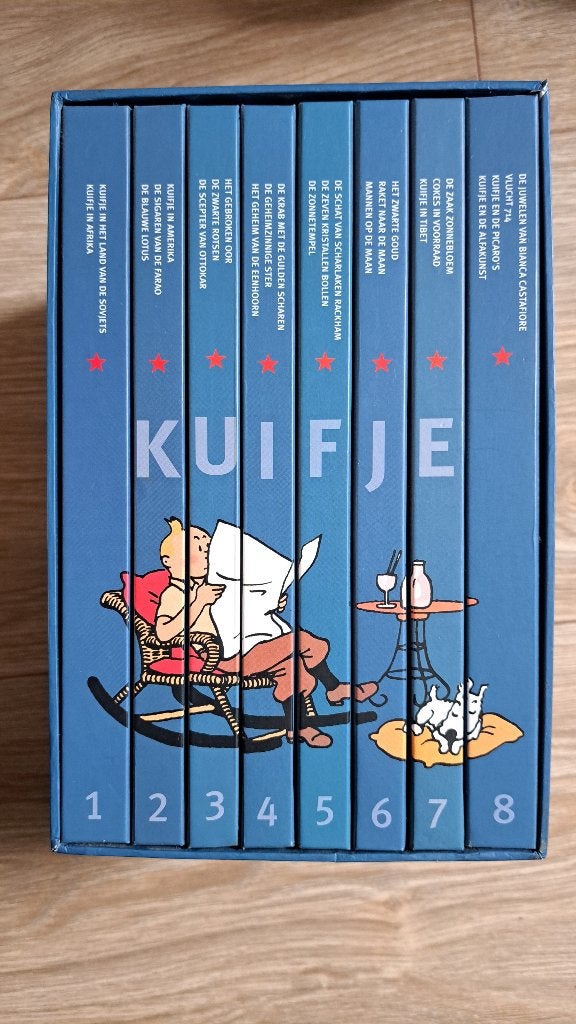 Kuifje box set collectiebox, Ophalen, Zo goed als nieuw, Meerdere stripboeken, Hergé