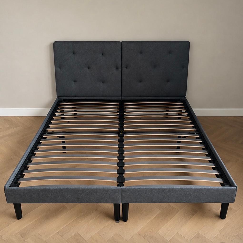 EMMA-sleep lattenbodem en bedframe, Ophalen, Tweepersoons, Zo goed als nieuw, 180 cm