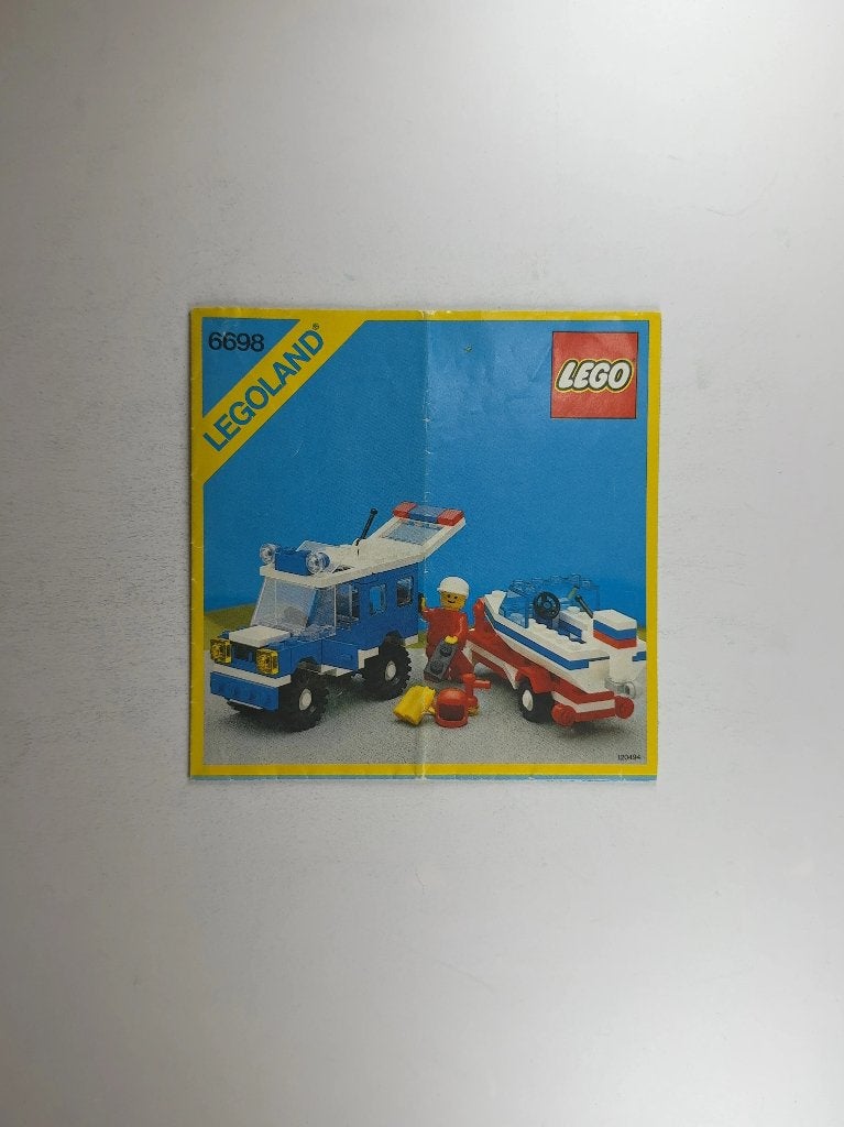 LEGO City 6698 (Instructions) for Set 6698 RV with Speedboat, Kinderen en Baby's, Lego, Overige typen, Ophalen of Verzenden, City