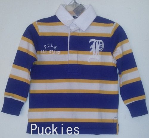 Ralph LAUREN rugby blauw/wit/geel maat 92 NIEUW (10455), Nieuw, Ophalen of Verzenden, Shirt of Longsleeve, Jongen