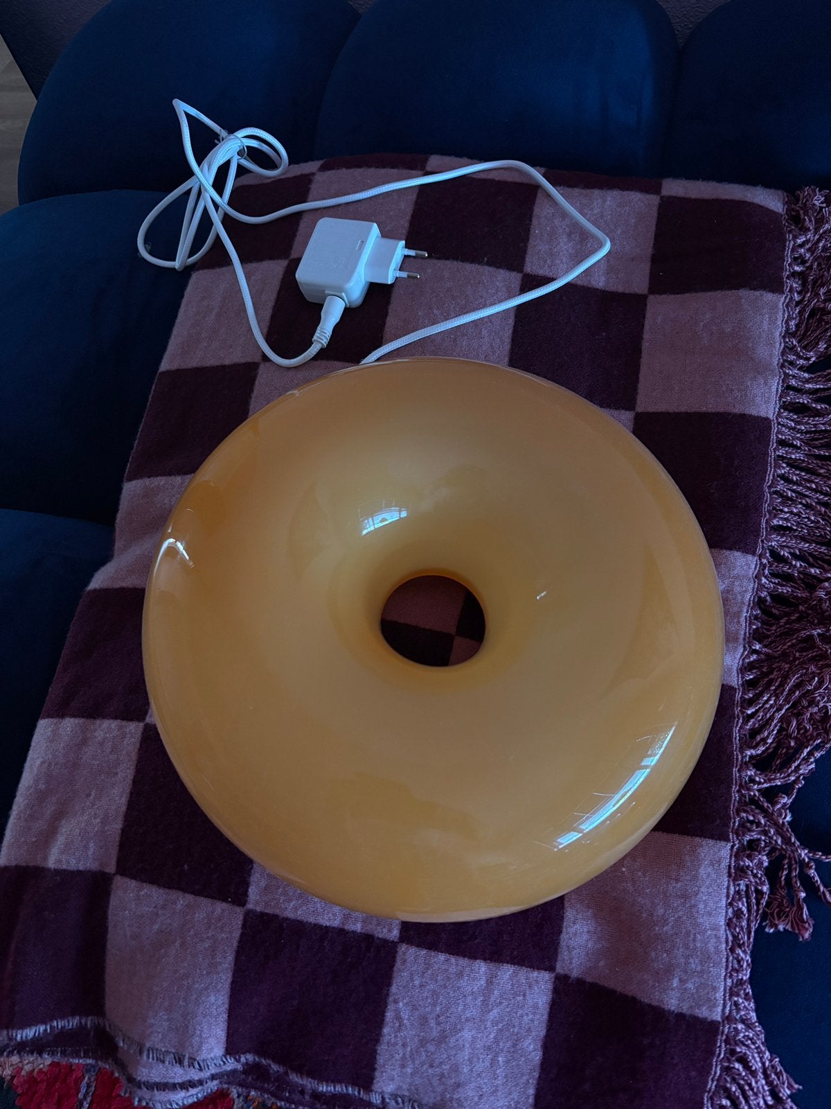 Ikea Donut lamp, Ophalen of Verzenden, Zo goed als nieuw, Rond, 25 tot 50 cm