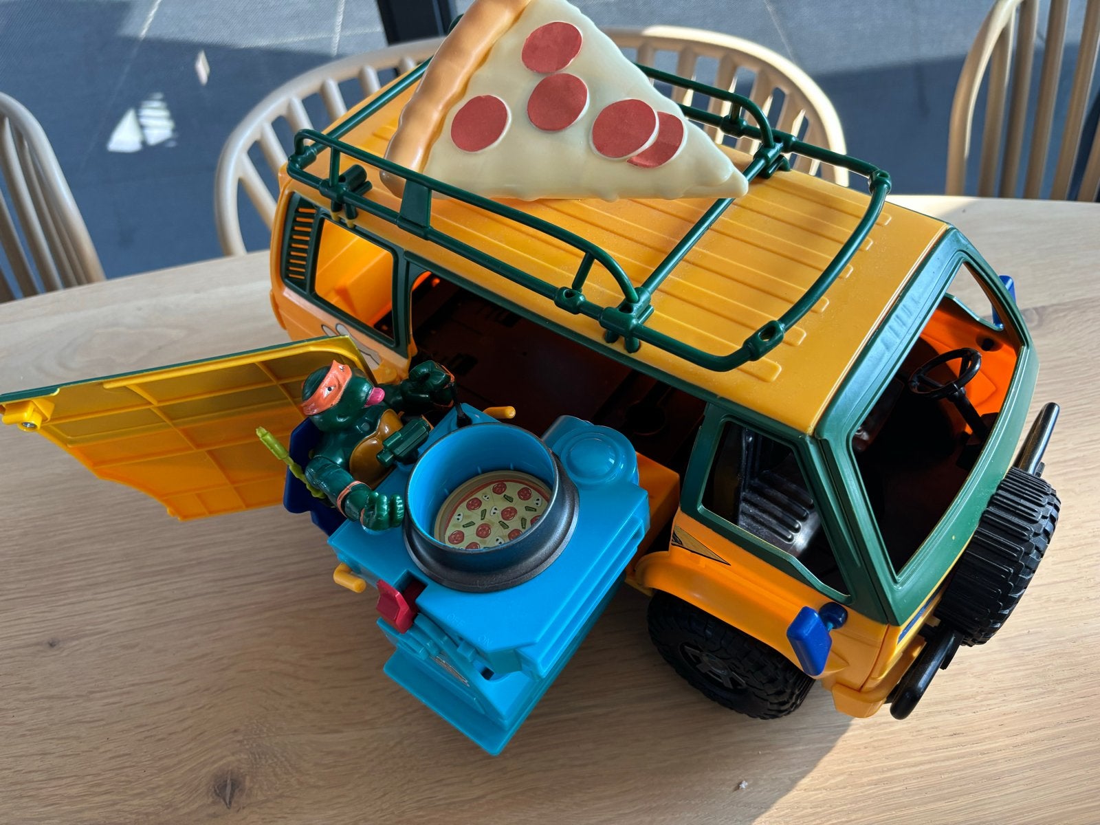 Vintage Teenage Mutant Ninja Turtles Turtle Van Speelgoed, Ophalen of Verzenden, Gebruikt