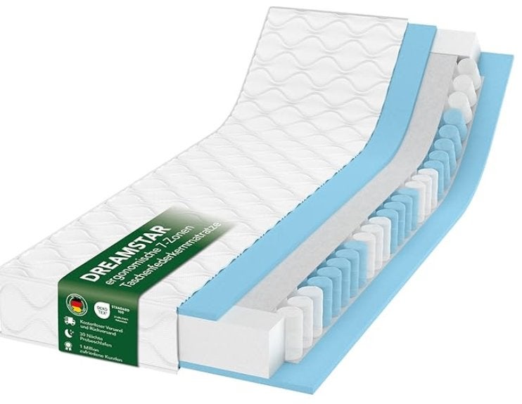 matras 140x200, Ophalen, Tweepersoons, 140 cm, Zo goed als nieuw