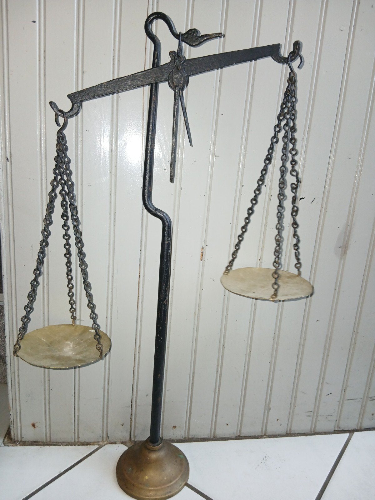 Antieke balansweegschaal, Antiek en Kunst, Ophalen of Verzenden