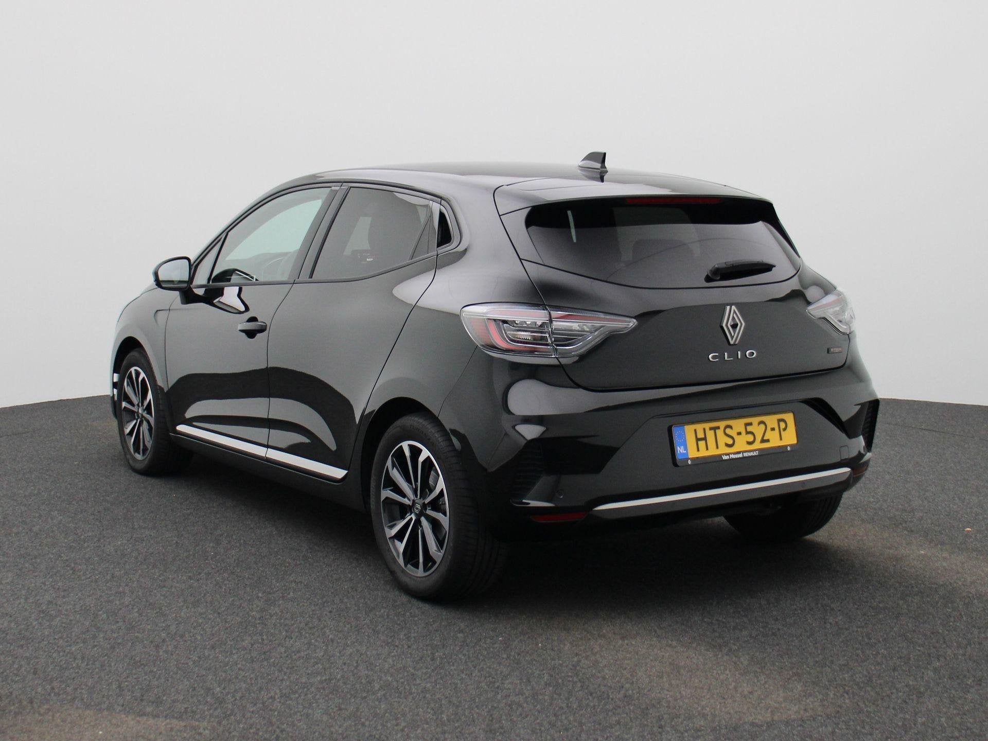 Renault Clio 1.6 E-Tech Full Hybrid 145 techno | Navigatie |, Auto's, Euro 6, Leder en Stof, Zwart, Origineel Nederlands