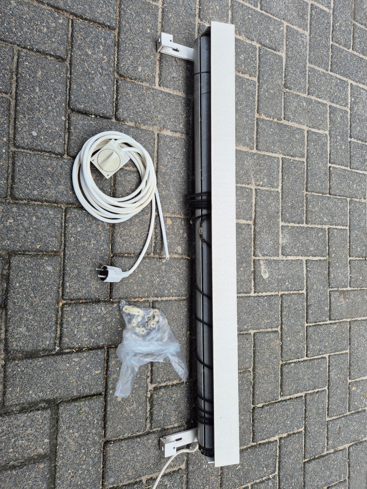 Elektrische motor voor markies met alle onderdelen, Tuin en Terras, Zonneschermen, Minder dan 150 cm, Verzenden, Gebruikt, Markies