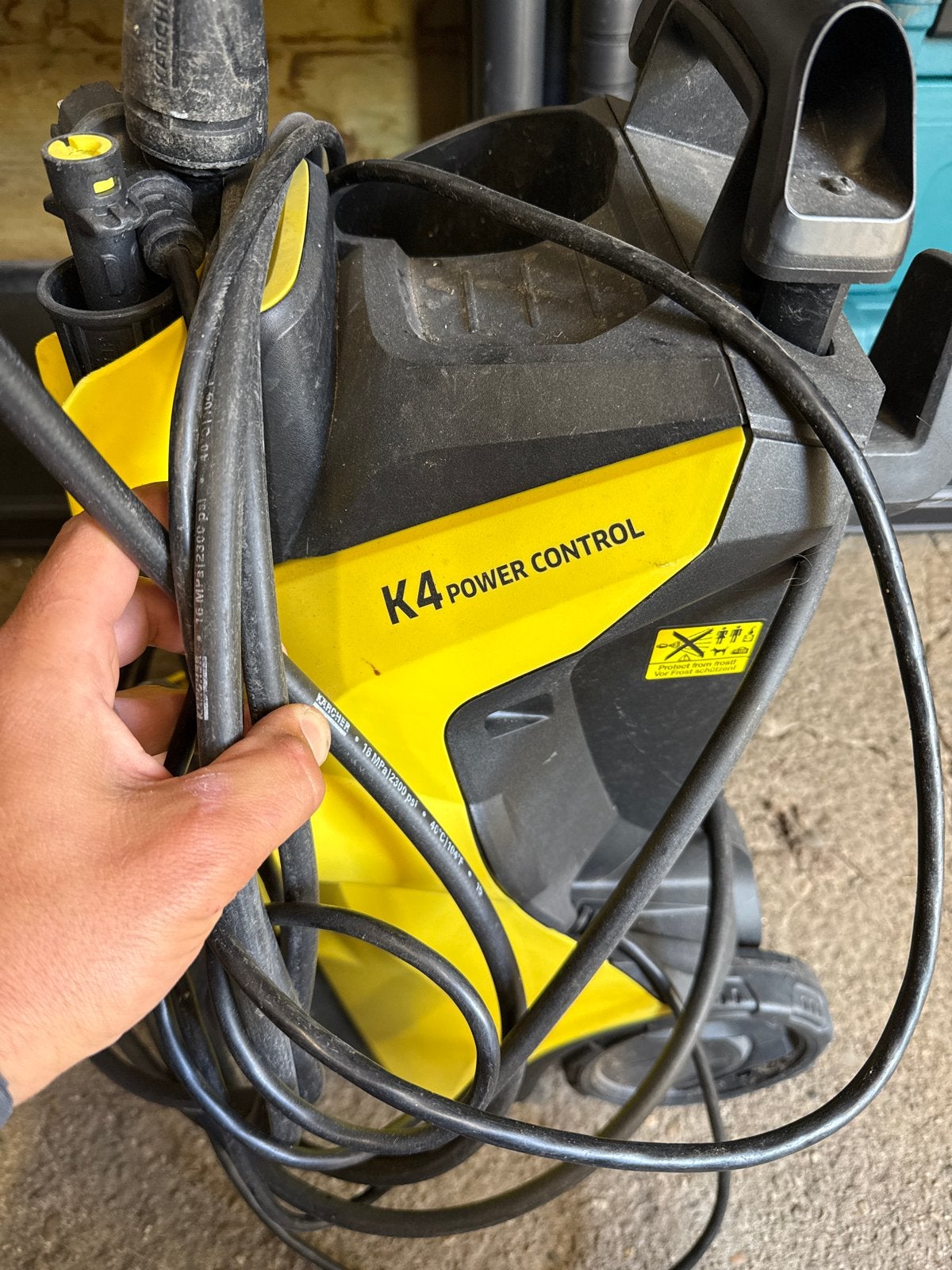 Karcher K4 hogedrukspuit - Werkt perfect!, Ophalen, Gebruikt, Elektrisch