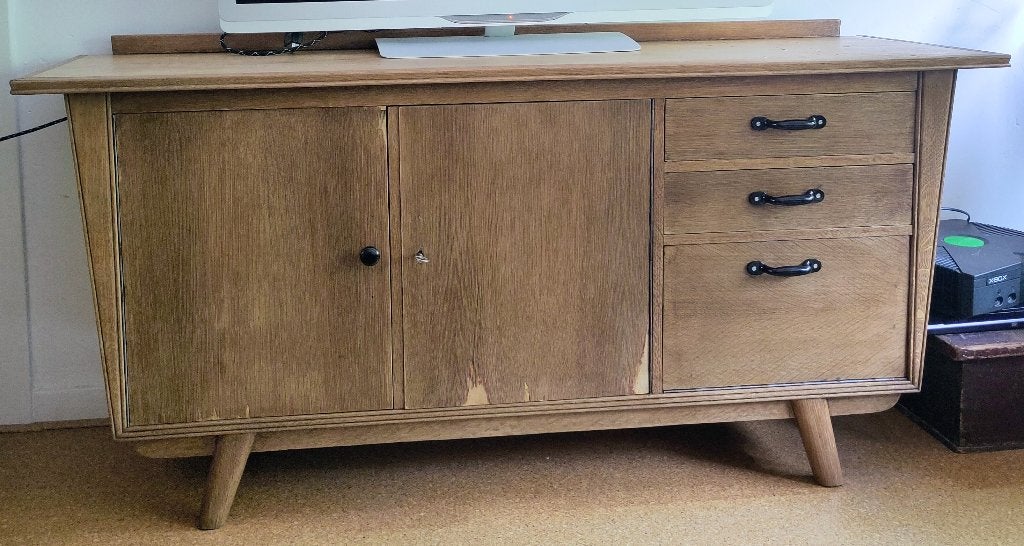 Vintage Dressoir - jaren 50?, Ophalen, Gebruikt, Met deur(en), Deens