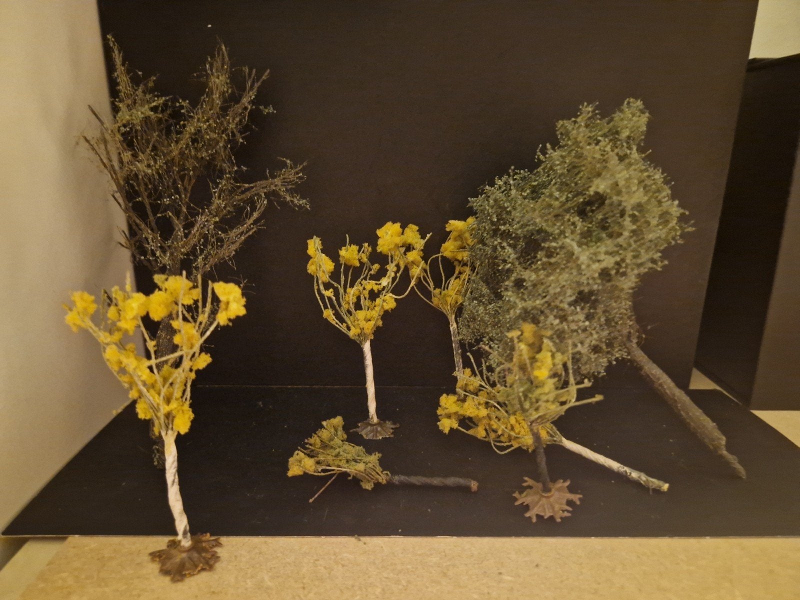 Miniatuur bomen en struiken voor modelbouw, Ophalen of Verzenden, Gebruikt