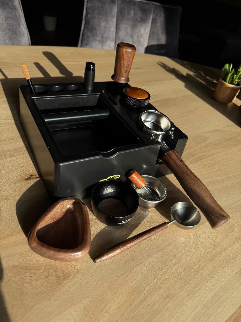 Espresso accessoireset 54mm Normcore, IKAPE, IMS Big Bang, Ophalen of Verzenden, Zo goed als nieuw, Barista-accessoire, Sage